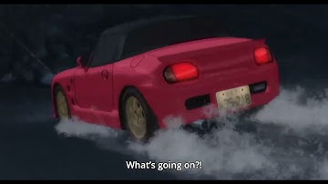 Initial D - Battle Stage 2 | Trueno AE86 vs Cappuccino