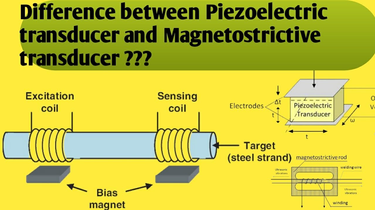 Difference between piezoelectric transducer and