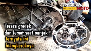 Bearing AS pulley oblak bikin ngedon saat nanjak || Minormoto