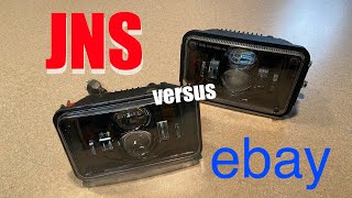 JNS DOT LED headlight vs eBay DOT LED knockoff