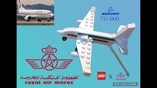 Lego Royal Air Maroc Boeing 737800 Moc