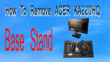 How to disassemble ACER KA220HQ Computer Monitor base Stand Remove Acer Monitor stand #acer #monitor