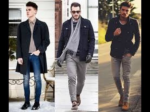 OUTFITS DE INVIERNO PARA HOMBRES 2016-2017 - YouTube