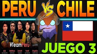 TEAM PERÚ vs TEAM CHILE [ULTIMA PARTIDA  JUEGO 3]  RONDA FINAL WESG DOTA 2