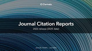 L’édition 2026 des Journal Citation Reports™