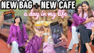 A day in my Life in Chandigarh | Double Coach Unboxing   New cafe exploring | Vishakha Thakur