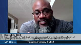 House Public Safety and Criminal Justice Reform Finance and Policy Committee 2/3/22