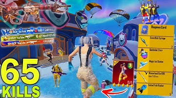 65 Kills!!😱 NEW SEASON SUPER AGRESSIVE RUSH GAMEPLAY 😍 Pubg Mobile