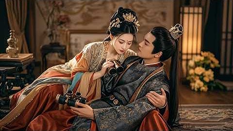我穿越古代成冷宮嬪妃，瘋狂調戲帥氣侍衛，殊不知他就是不近女色的高冷皇帝，態度秒變瘋狂寵愛我！#穿越#短劇#甜寵#古裝