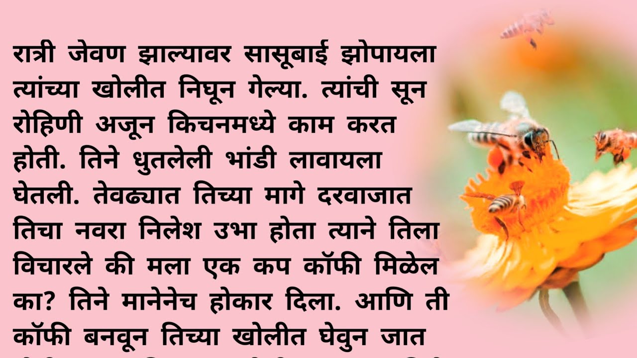 मराठी हृदयस्पर्शी कथा | मराठी स्टोरी | मराठी कथा | मराठी बोधकथा | मराठी गोष्टी