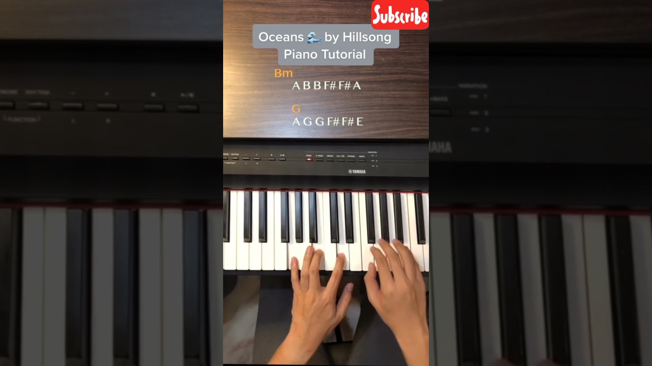 Spirit Lead Me Piano Lesson🔥| Oceans| Best Lesson Ever| #viral #hillsong #worship #worshipsongs