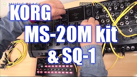 KORG MS-20M Kit and SQ-1 Demo & Review [English Captions]
