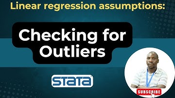 Checking for Outliers and Influential Points in Linear Regression using STATA
