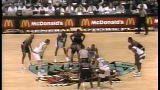 MICHAEL JORDAN: 29 pts (19 pts in last 6 minutes) vs Vancouver Grizzlies (1995.11.30) HD