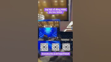 Đại hội cổ đông ngân hàng Quân Đội #MBB 26/04/2025 #investwith #anhtuantran #cophhieu #taichinh #MBS