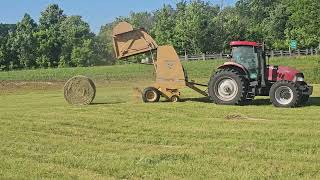 first baling of the year