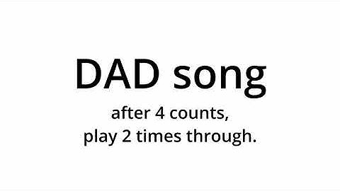 Violin Practice Play-along | DAD song