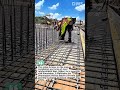 Steel Rebar Installation for Concrete Slab | Construction Site Work Process