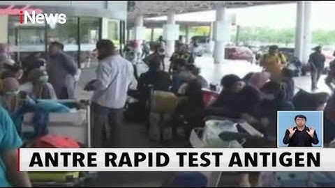 Hindari Kerumunan, Pengelola Bandara Juanda Akan Tutup Layanan Rapid Test Antigen- iNews Siang 23/12