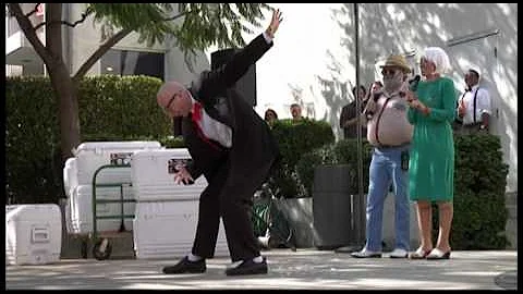 Chris Kinyon as "Mr. Six" in a Halloween contest