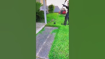 Lawn edging process part 3 | edging with precision step by step