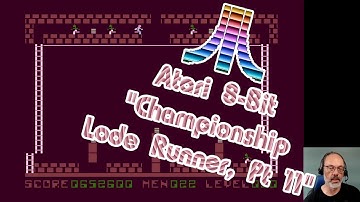 Atari 8-bit Game Play, Championship Lode Runner (Part 11 of ?)