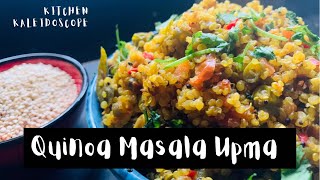 Quinoa Masala Upma | Quinoa Vegetable Upma | High Protein Breakfast | Weight Loss Recipes | #quinoa