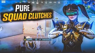 ONEPLUS 12R 🔥 ▏BGMI PURE SQUAD CLUTCHES GAMEPLAY 🥶