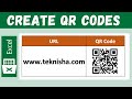 How to Create QR Codes in Excel without VBA (Free &amp; Simple)