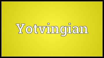 Yotvingian Meaning