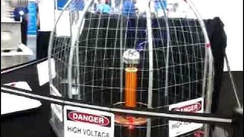 Tesla Coil Keyboard at NI week