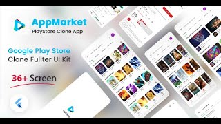 App Market | Free Google Play Store Clone Flutter UI Kit | Iqonic Design| Iqonic Design screenshot 2