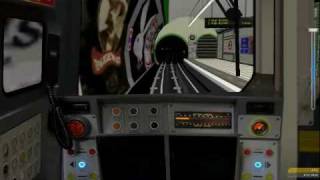 OpenBVE Northern Line - Waterloo to Euston