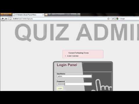 Jquery Quiz Engine
