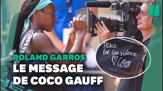 À Roland Garros, le message de Coco Gauff contre les armes à feu