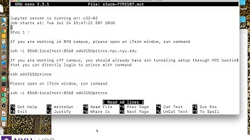 Running Jupyter on HPC Cluster