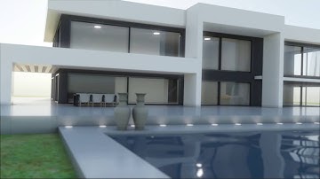 Villa model 3ds max