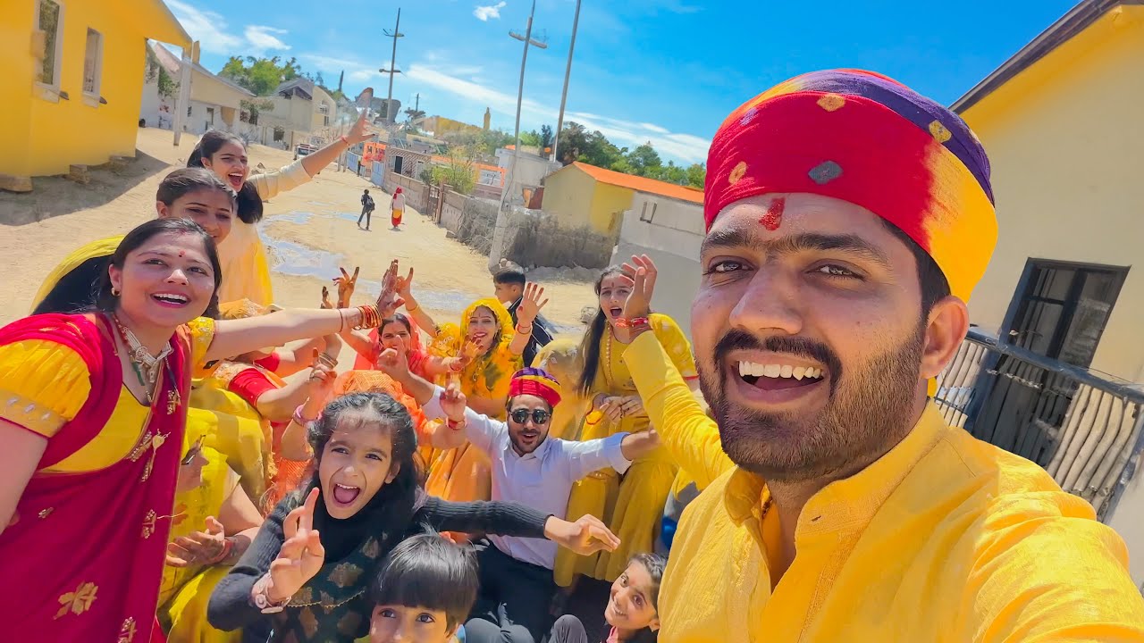 aaj Ganv me Bandoli 😍😀 Nachte gaate ja rhe hai maza aa gya