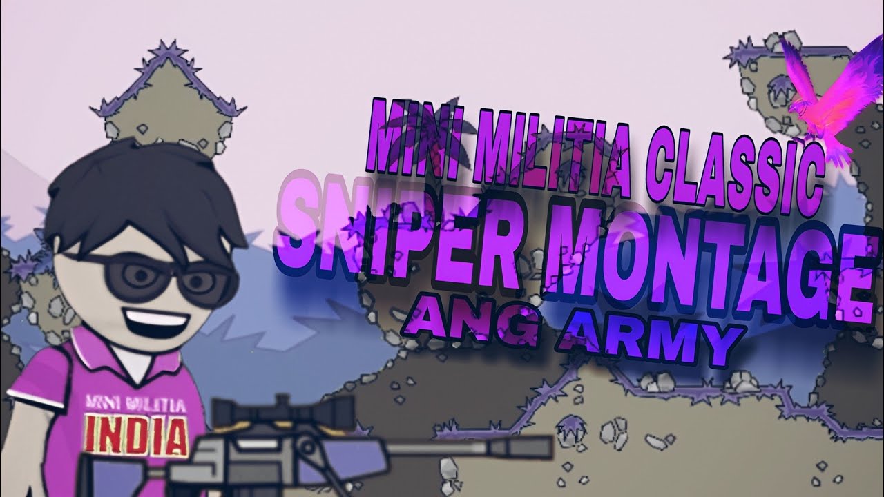 MINI MILITIA CLASSIC SNIPER MONTAGE 🤯 | MINI MILITIA CLASSIC MONTAGE |