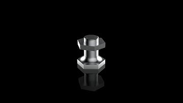 Bolt and Nut Thread Assembly with Solidworks in 1 Minute