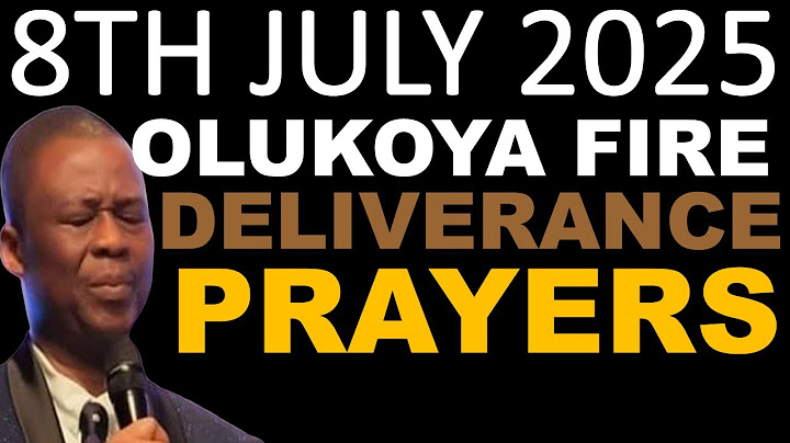 DR OLUKOYA DELIVERANCE PRAYERS || JULY 8TH 2025 PRAYER TO DESTROY EVIL ALTARS ERECTED AGAINST ME