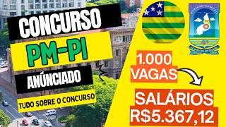 Concurso PM PI 2026: Soldado e Oficial.R$ 5.100 INICIAL! Concurso PM PI 2026: Soldado e Oficial.R$ 5.100 INICIAL!