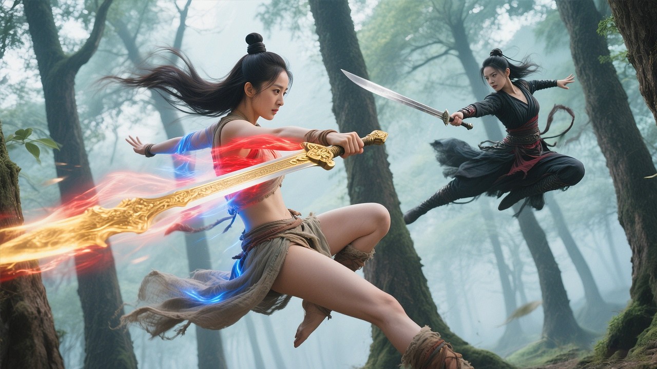 🔥功夫電影！殺手伏擊柔弱女奴，怎料女奴竟是以一敵十的功夫高手！⚔️ 功夫 MMA | KungFu🔥 #楊冪 #阮經天 #功夫