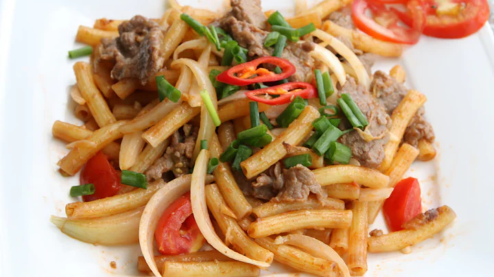 VIETNAMESE STYLE PASTA - Nui Xo B | Helen's Recipes