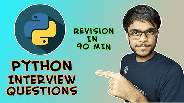 90+ Python, OOPS, Pandas, Numpy Interview Questions | Freshers/Experienced