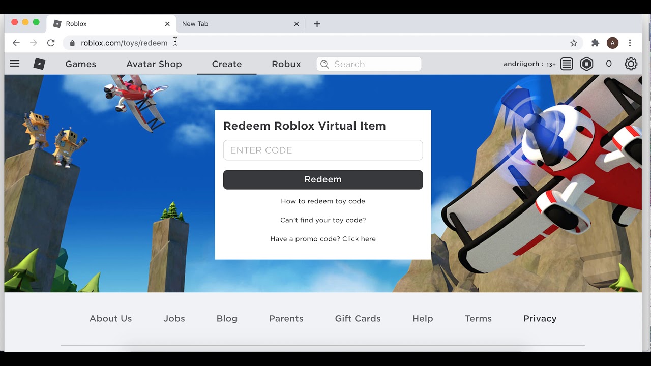 How to REDEEM ROBLOX TOY CODES? 