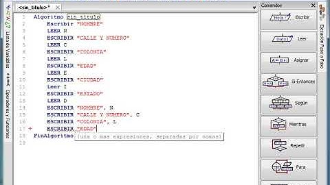 Captura de datos en pseint