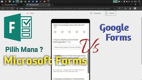 Microsoft Forms Tutorial