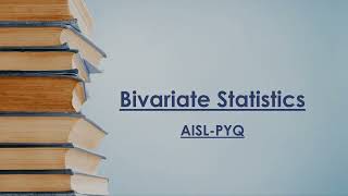 Unit 4 AISL P1 Bivariate Statistics PYQ