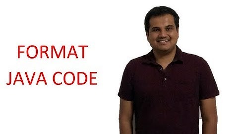 format java code (2019)